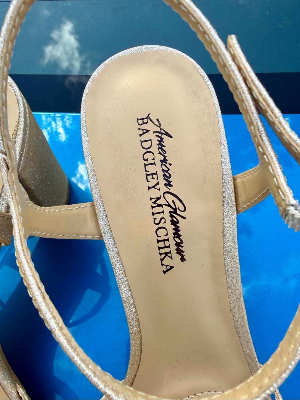 Badgley Mischka Xandra block heel sandals